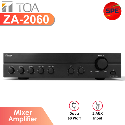 MIXER AMPLIFIER TOA ZA-2060 GARANSI RESMI (MEDAN)
