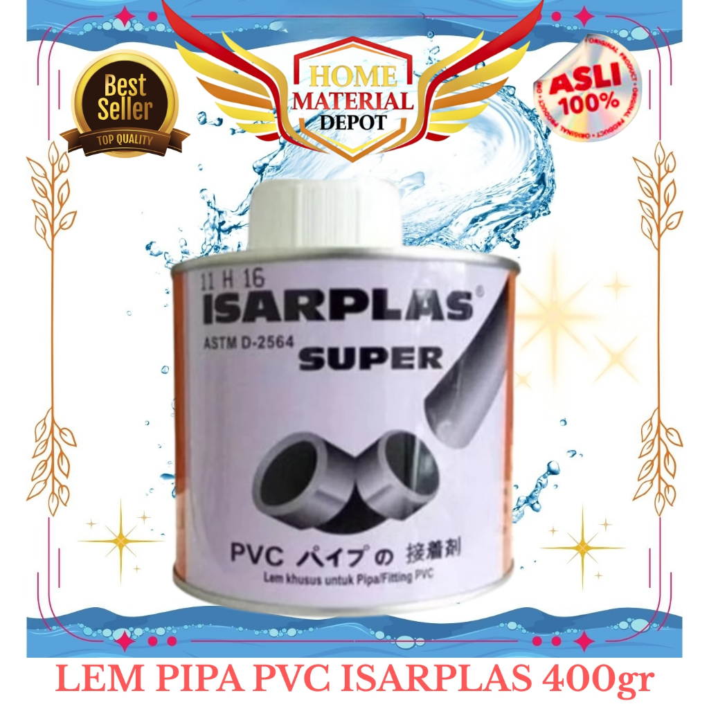 Isarplas Lem PIPA PVC Super 400Gr KALENG | Lem Isarplas