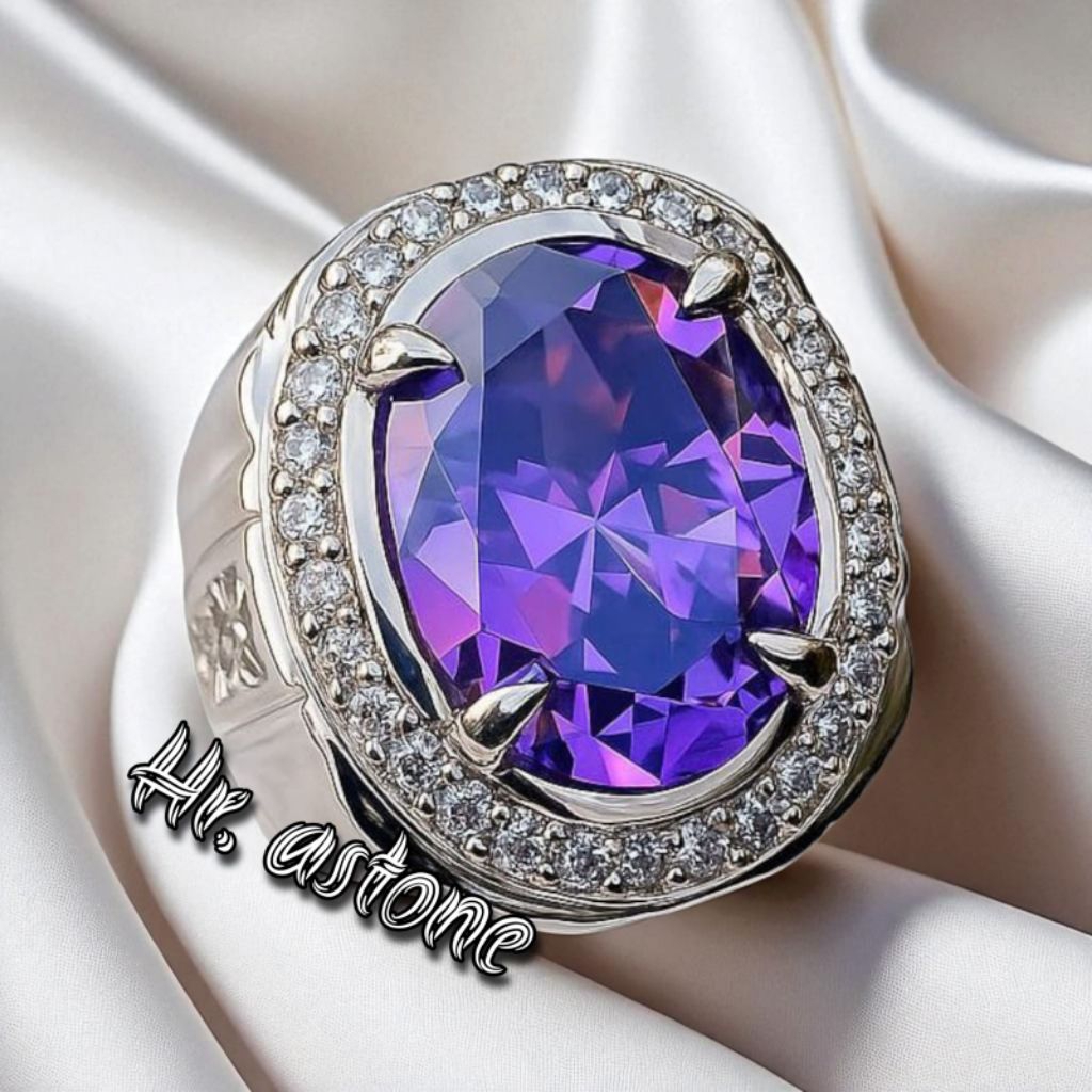 CINCIN BATU KECUBUNG UNGU CUTTING ASLI BRAZIL