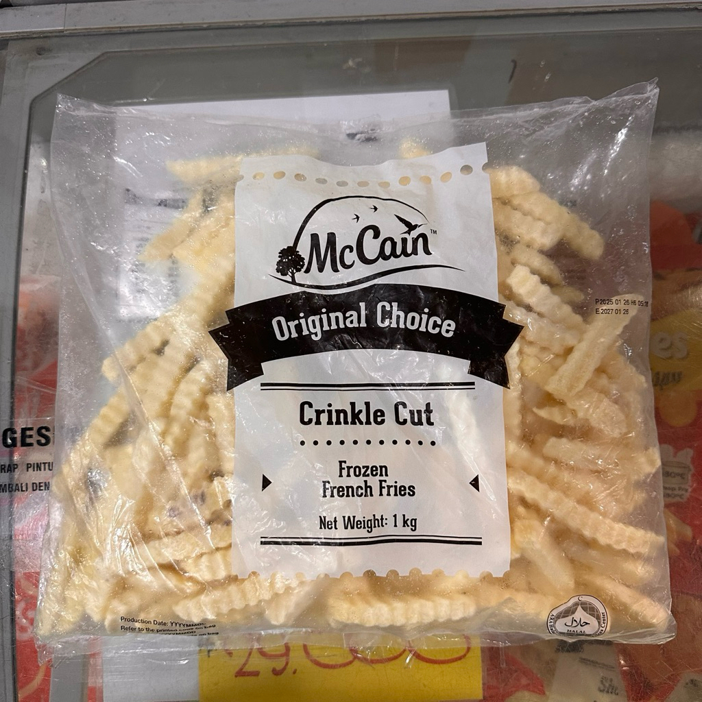

MC CAIN kentang goreng crinkle cut 1kg