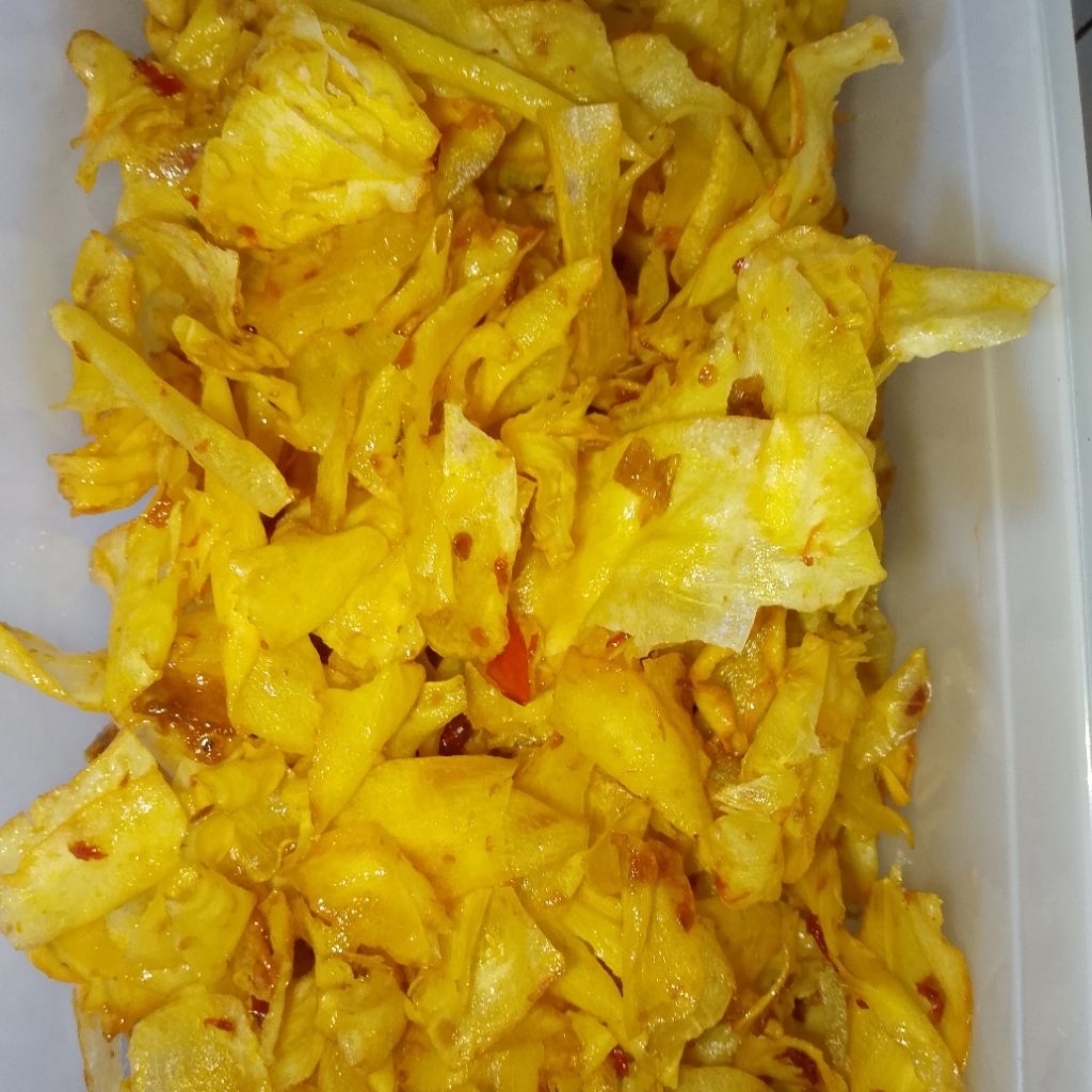 

keripik singkong dan talas pedas manis gurih 500gr