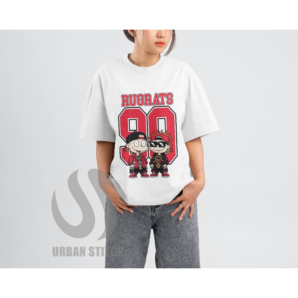 kaos oversize boxy rugrats / baju oversize boxy rugrats