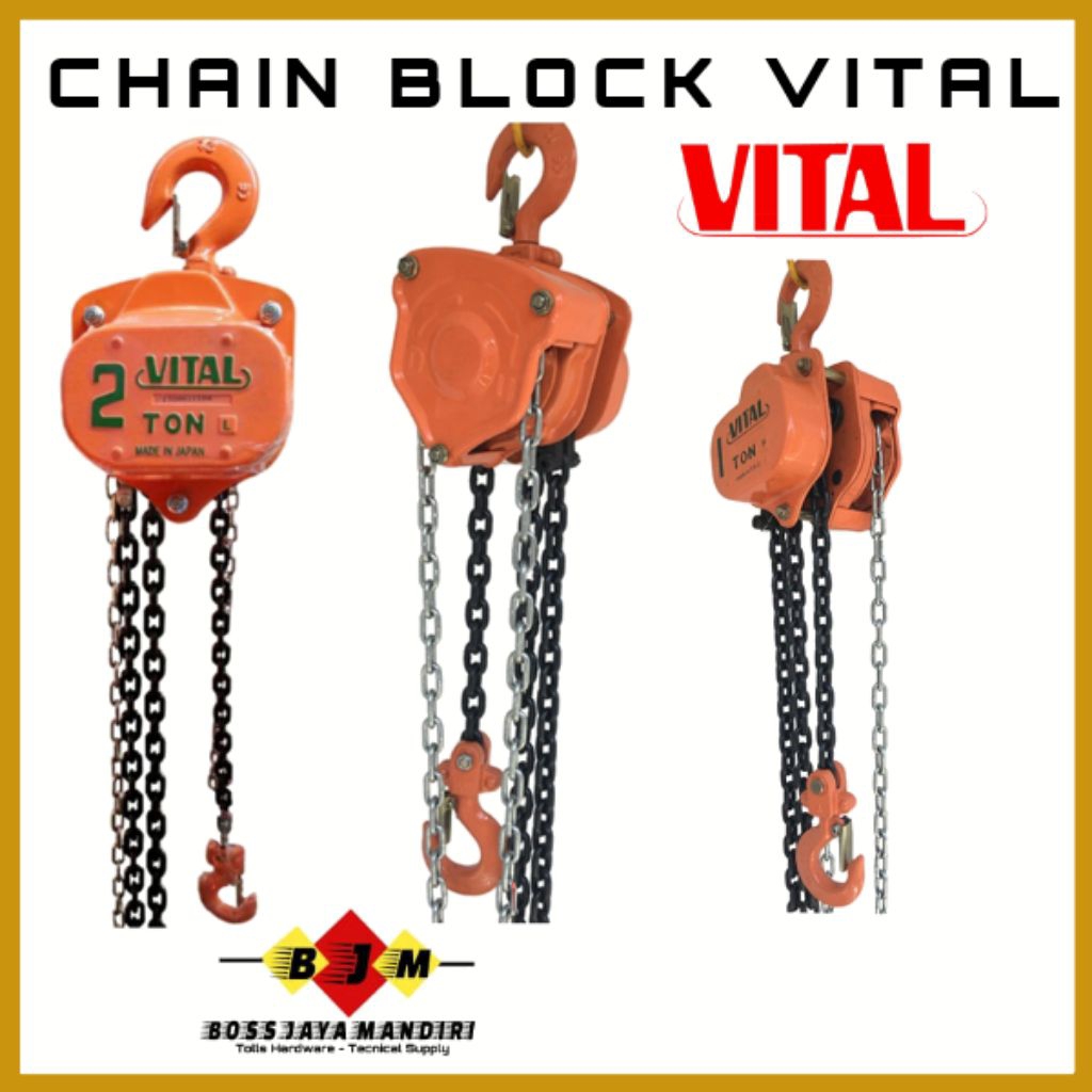 CHAIN BLOCK 2 TON X 3 METER VITAL