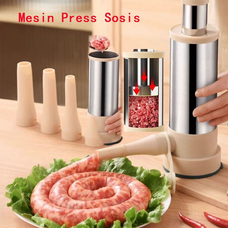 304 Manual Stainless Alat Pembuat Sosis Alat Cetak Sosis  Alat Sosis Mesin Sosis  Alat Buat Sosis