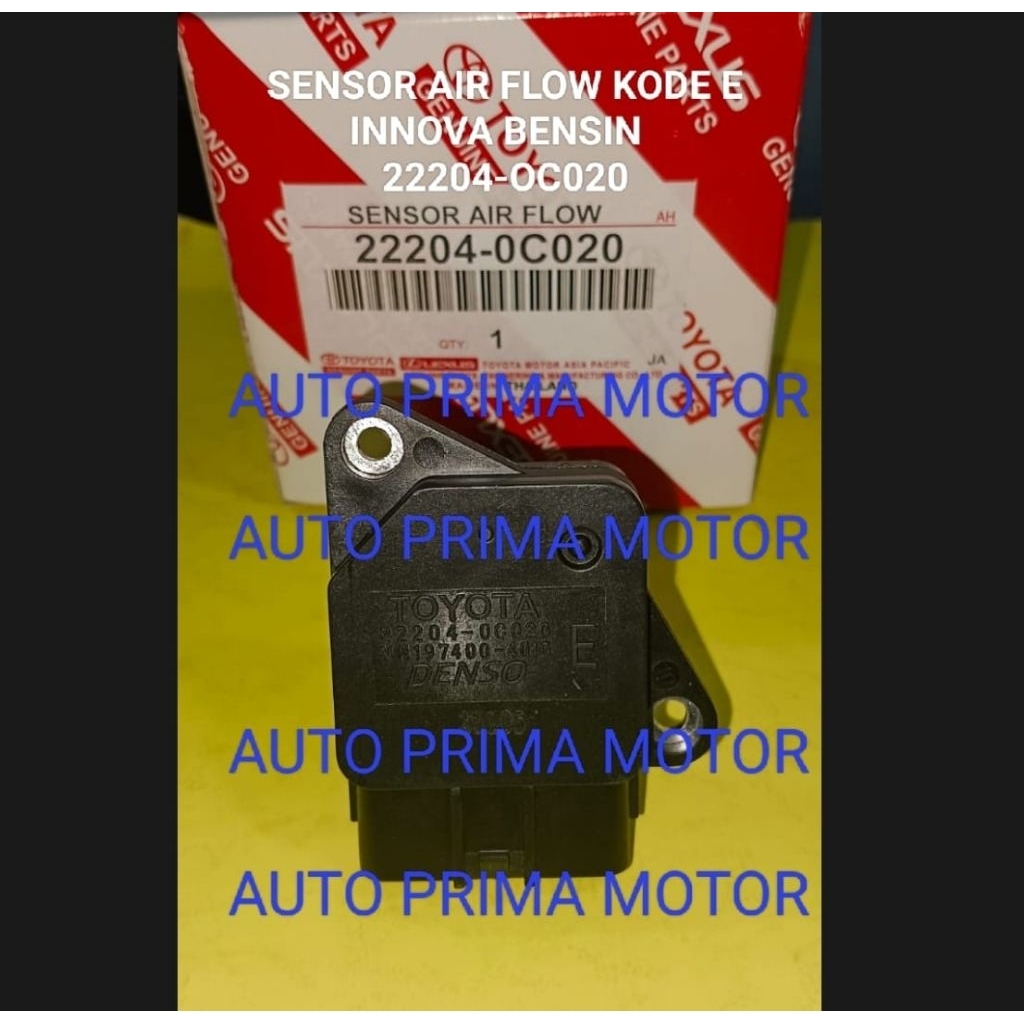 SENSOR AIR FLOW MAF INNOVA HILUX FORTUNER BENSIN 22204-OC020 ORI
