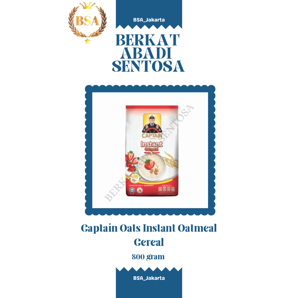 

Captain Oats Instant Oatmeal Cereal (800 gram)