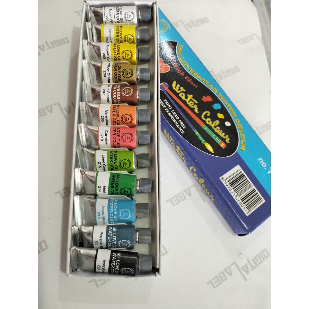 

Mr. LoveGuitar Water Colour Isi 12