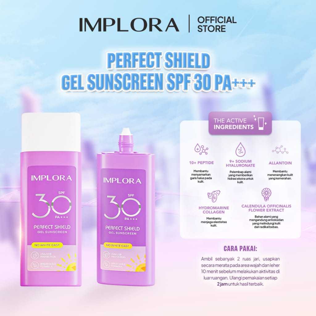 Implora Sunscreen Gel SPF 30 PA++++/Implora Sunscreen