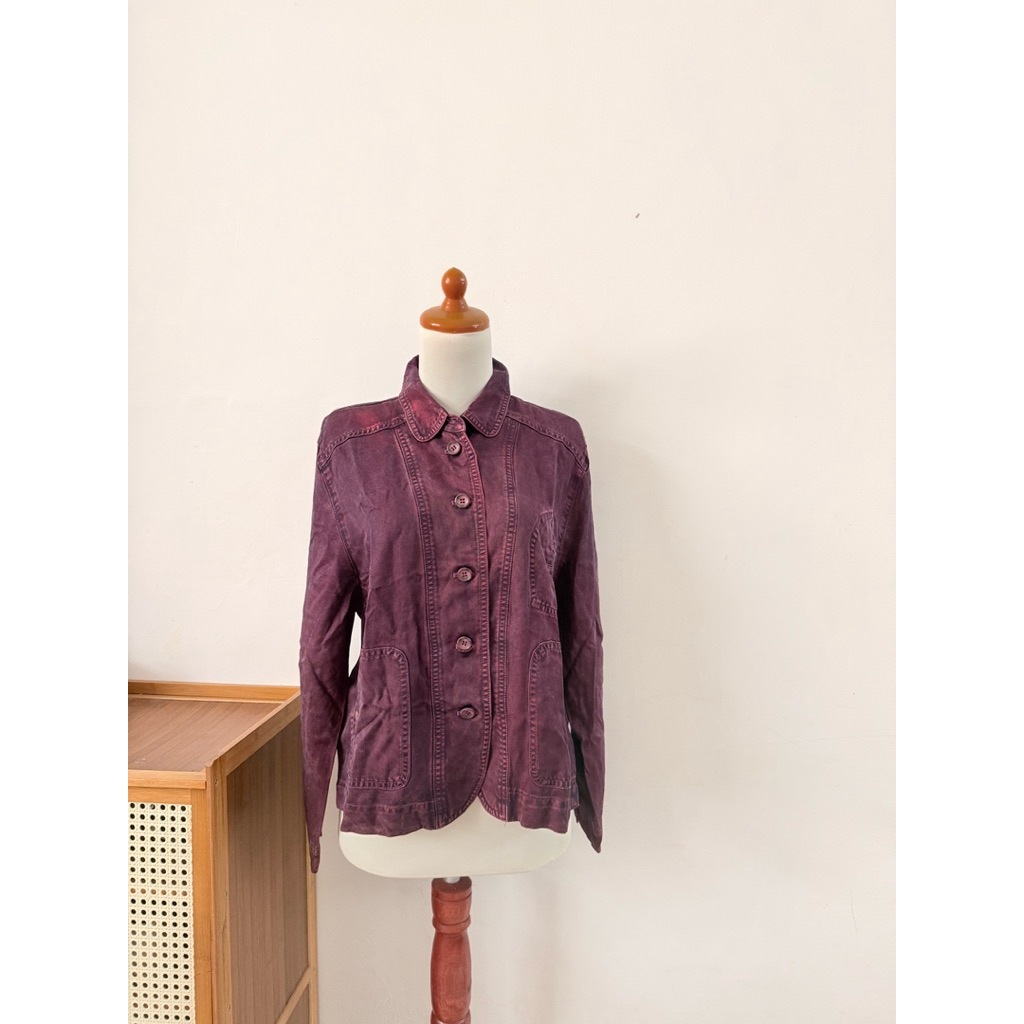 Jaket Ungu Vintage Ready