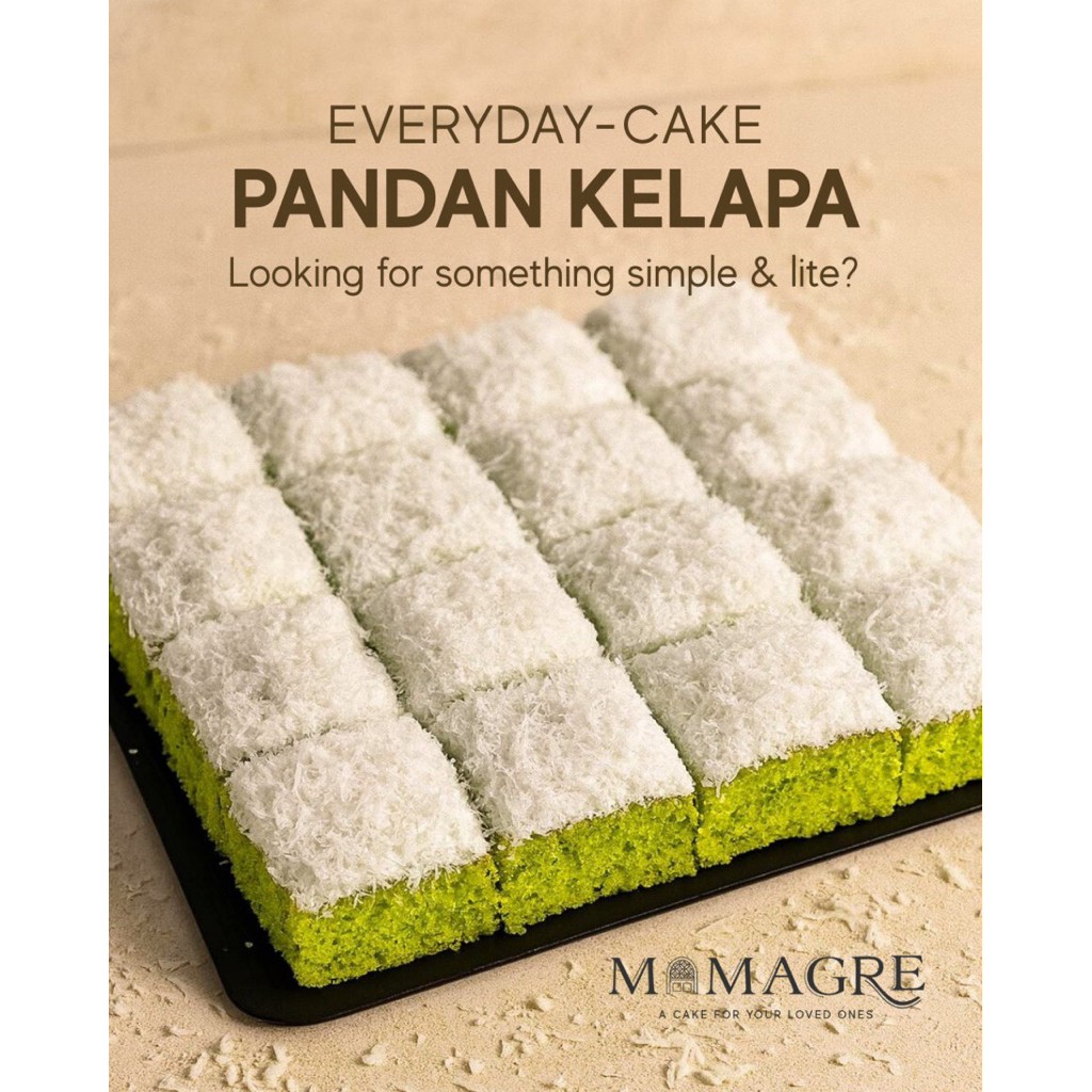 

Pandan Kelapa 16 Potong | Everyday Cake