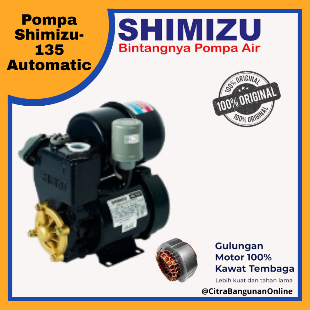 POMPA AIR SHIMIZU PS 135 BIT / Shimizu PS 135 Bit