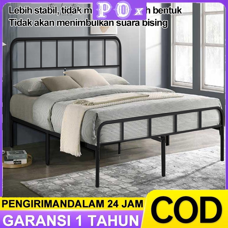 Pox 200/180/160CM  Model peningkatan rangka tempat tidur besi /Basicbed Series/ Tatakan Divan Tempat