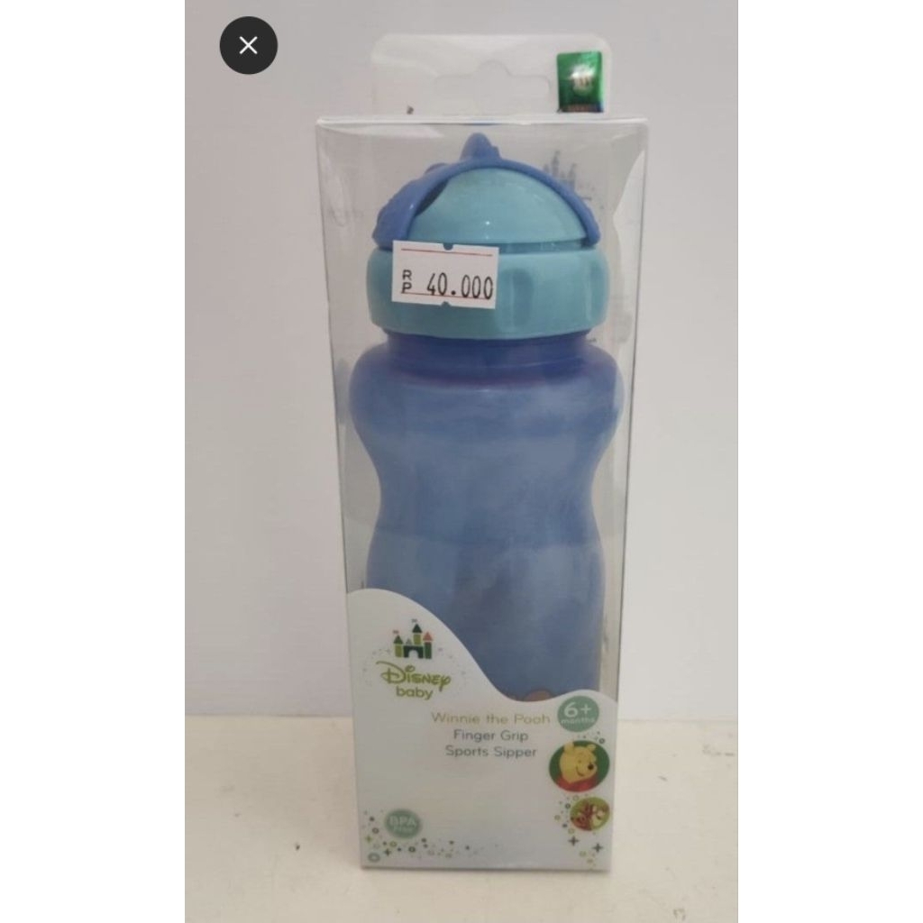 NEW‼️ Disney Kiddy Botol minum anak dengan sedotan 350ml warna biru