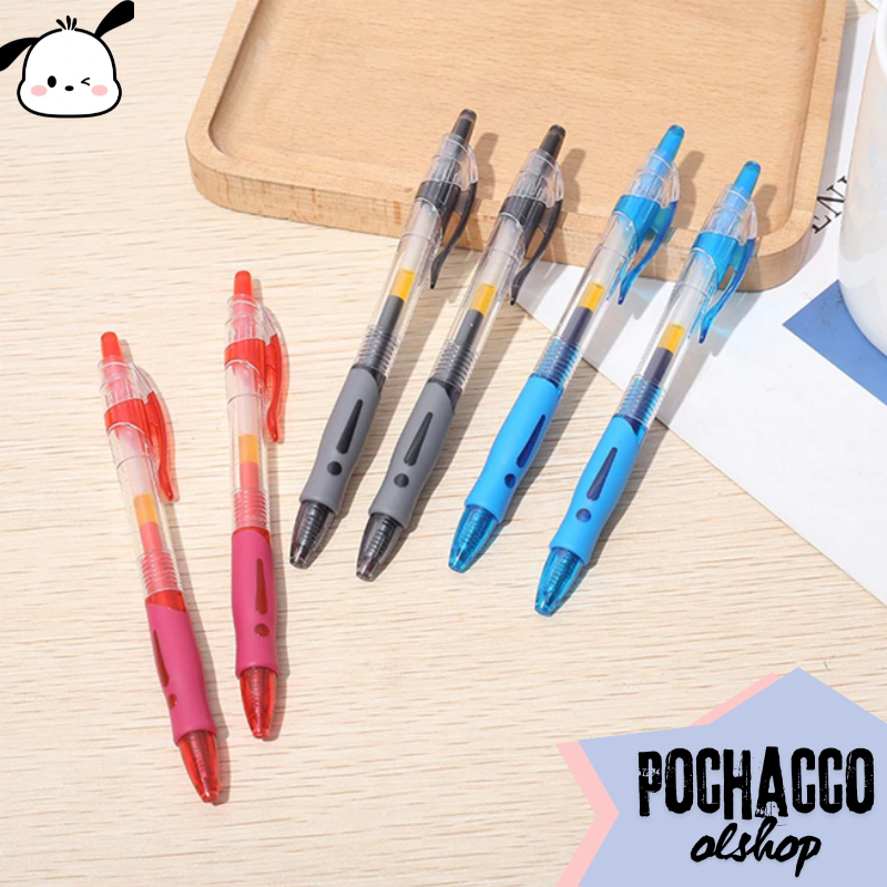 

PNM002 Pulpen Mekanik Gel Ink 0.5mm Standar Pulpen Alat Tulis Kantor Sekolah Pena Pen Gel Mekanik