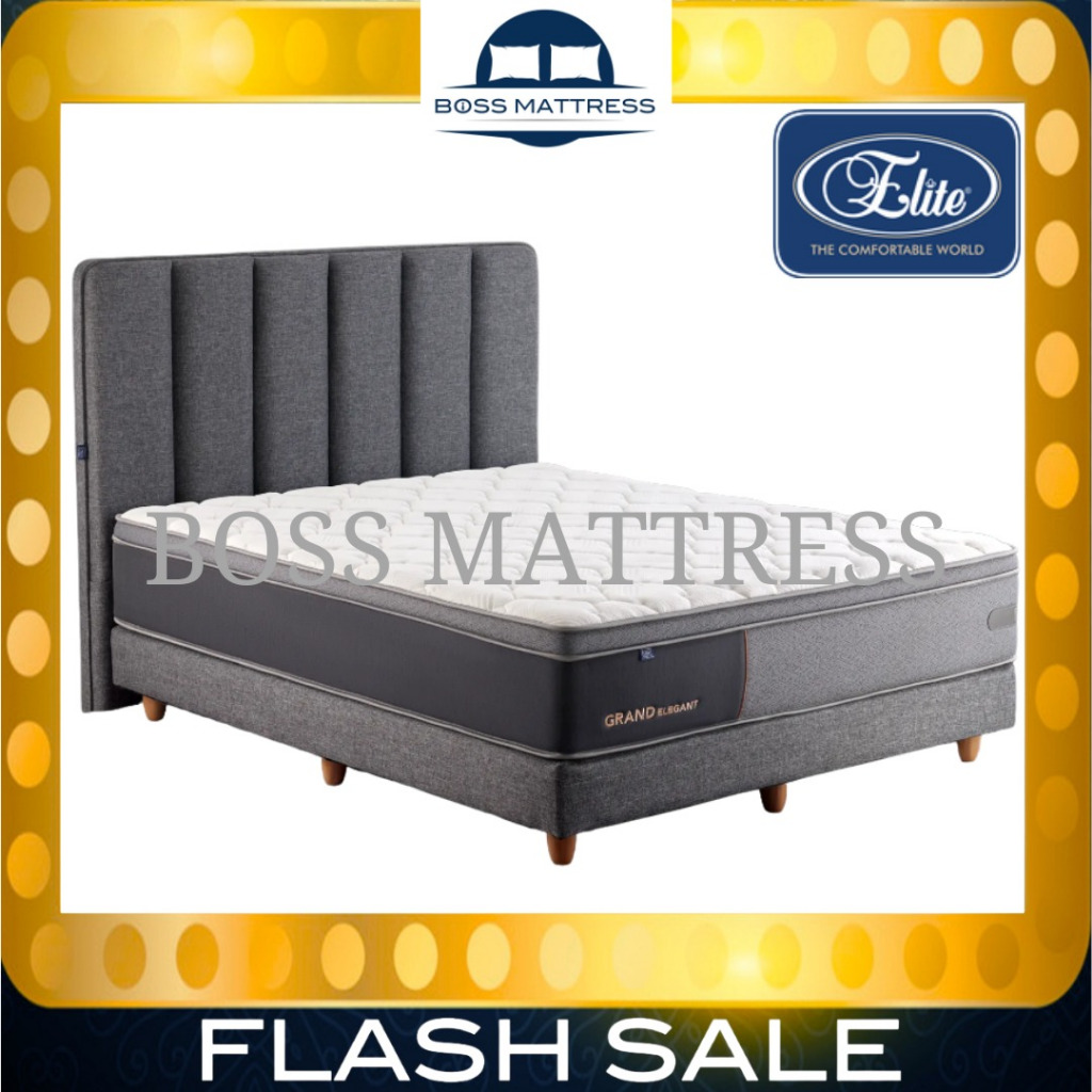 ELITE SpringBed Pocket GRAND ELEGANT ( Hanya KASUR / Full SET ) 90x200 100x200 120x200 140x200 160x2