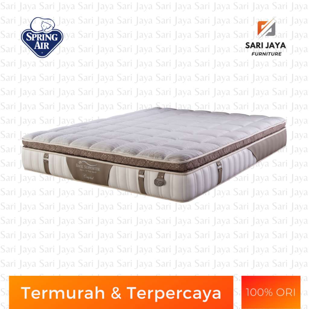 Spring Bed / Matras / Kasur Spring Air Bed Set Crystal