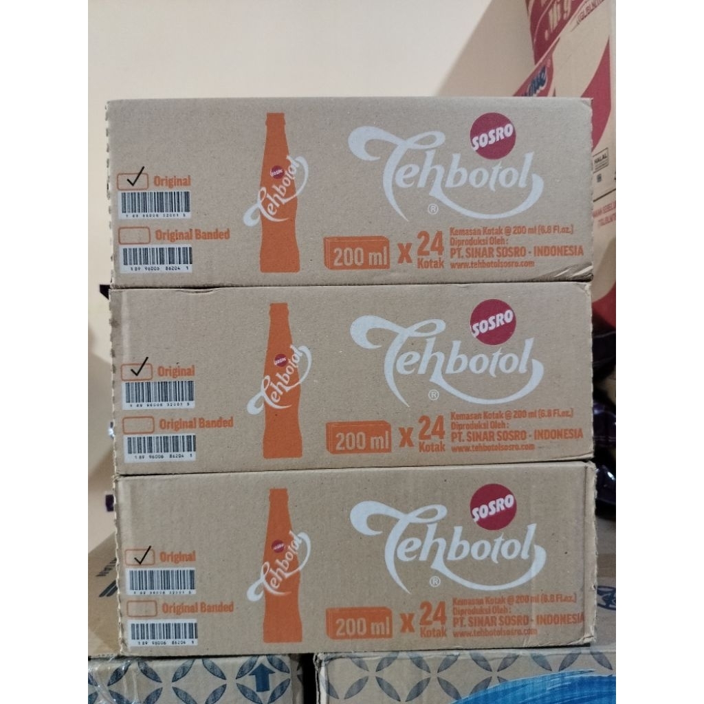 

Teh Botol Sosro 200ml ( 1 Dus isi 24 Pcs )