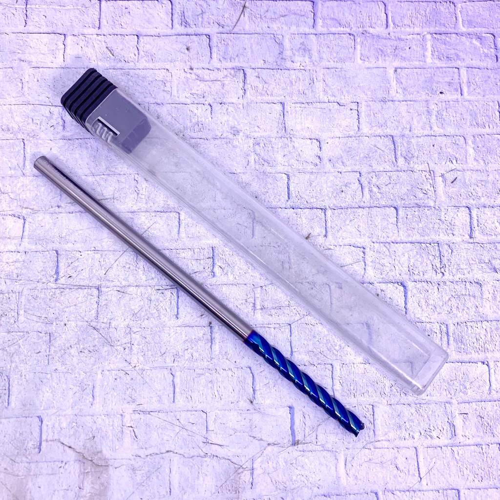 Endmill 6 x 150 mm long carbide HRC65 hardcut baru…Endmill 6x150mm HRC 65