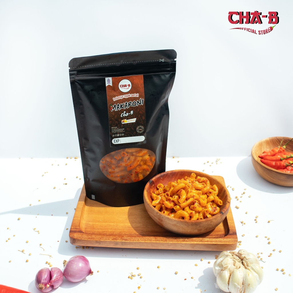 

CHA-B Makaroni Pedas Balado Keju 250 gram