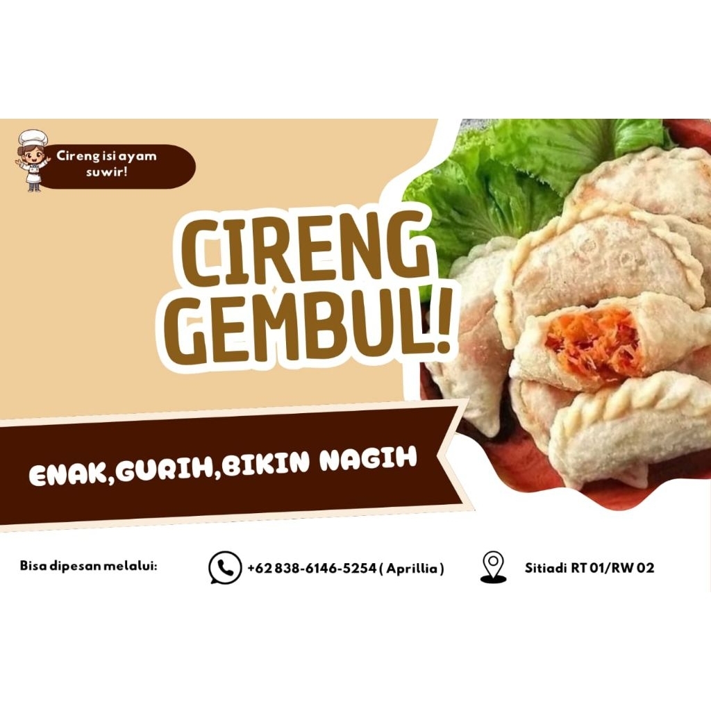 

Cireng Isi ayam Suwir