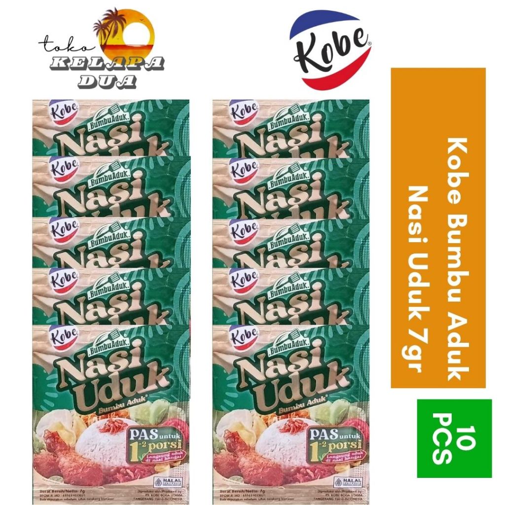 

Kobe Bumbu Aduk Nasi Uduk/Kuning 7gr 10pcs