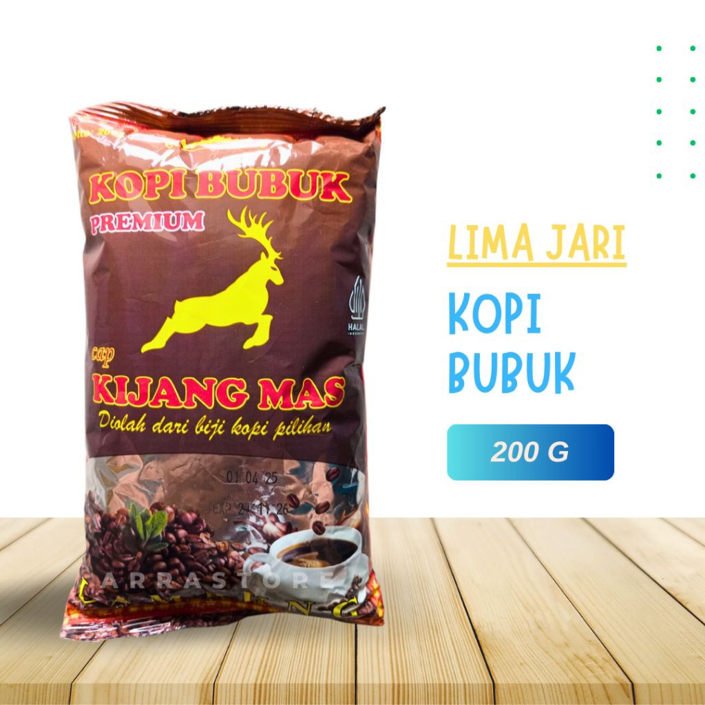 

[1 KG] Kopi Bubuk KIJANG MAS asli Lampung