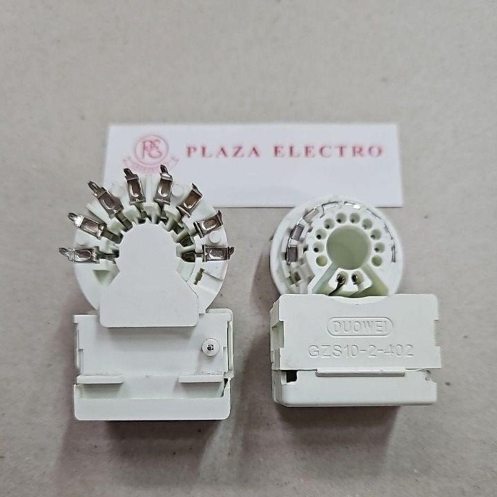 SOKET CRT SOCKET TV TABUNG 9 PIN 2 FOKUS DUOWEI GZS10-2-402 GZS 10 2 402 ASLI ORIGINAL