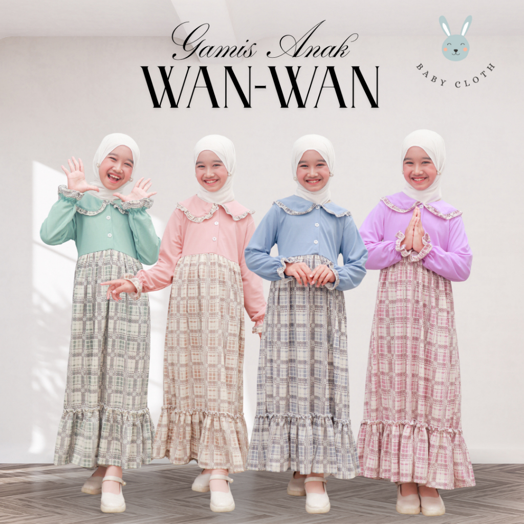Gamis Anak Tanggung Bisa Cod Murah Terbaru Lebaran 2026 Kekinian Korean Style Pkaian Modern Buju Gam