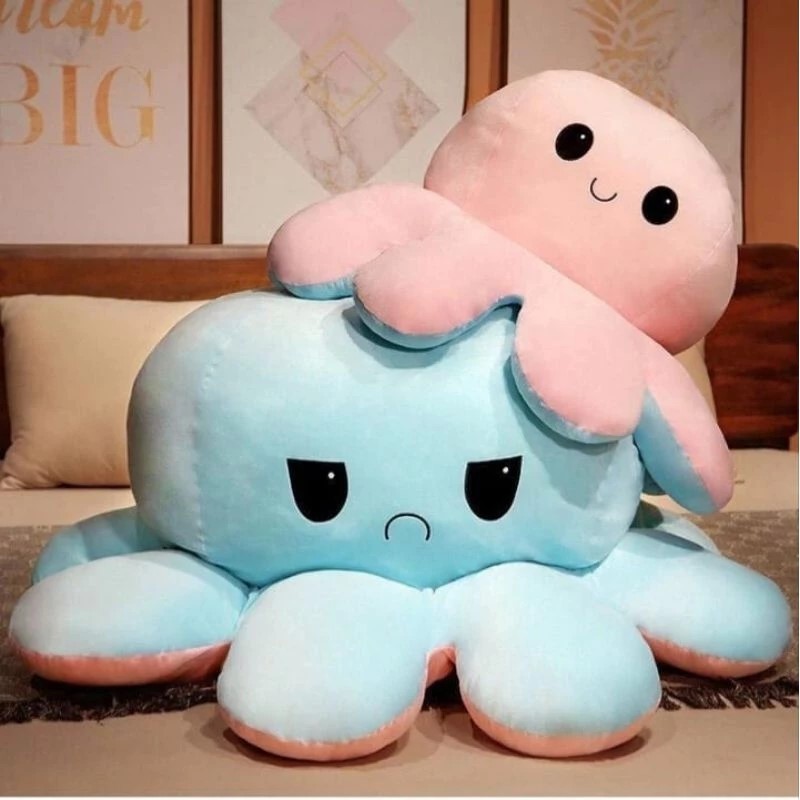 Unik Boneka Gurita Jumbo Lucu & Besar Bahan Lembut, Empuk, Menggemaskan