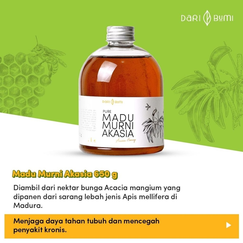 

Dari Bumi: Madu Akasia 650 Gram