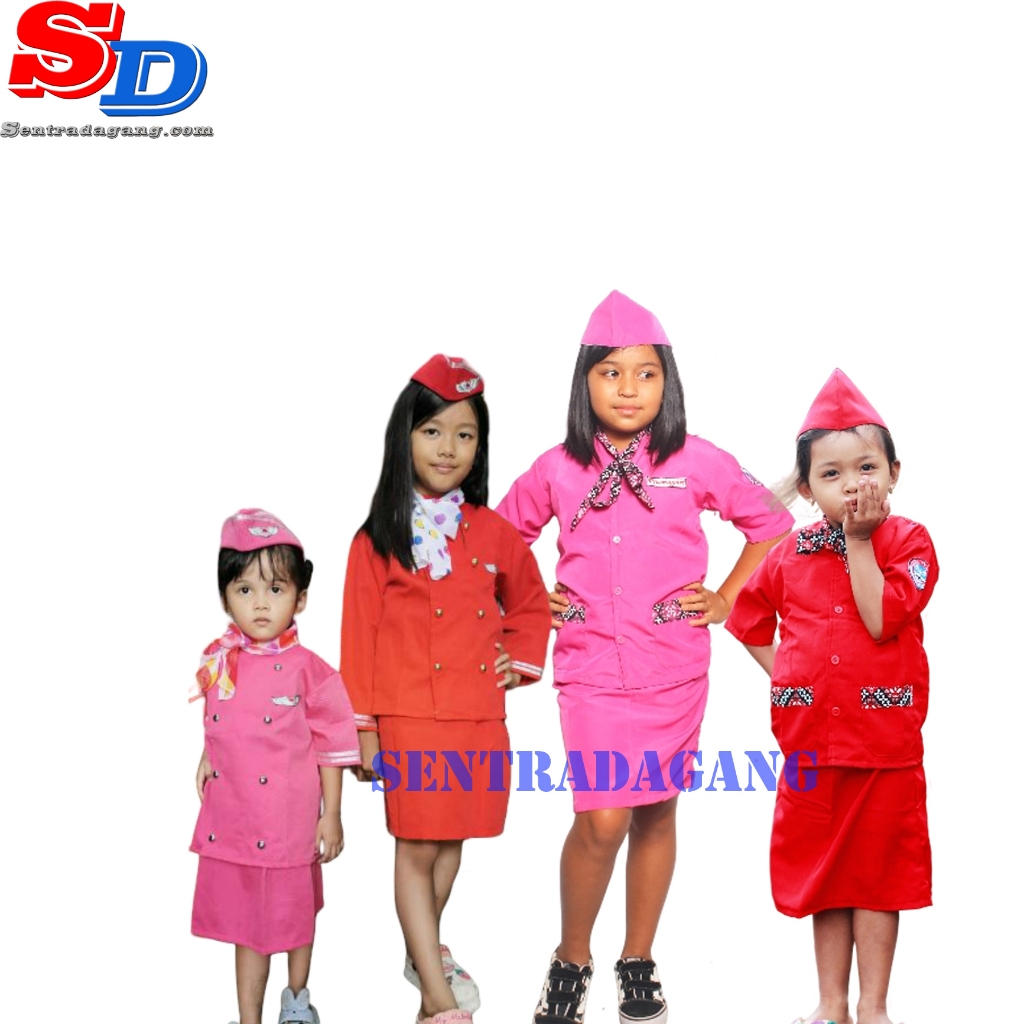 Baju Pramugari anak / kostum pramugari