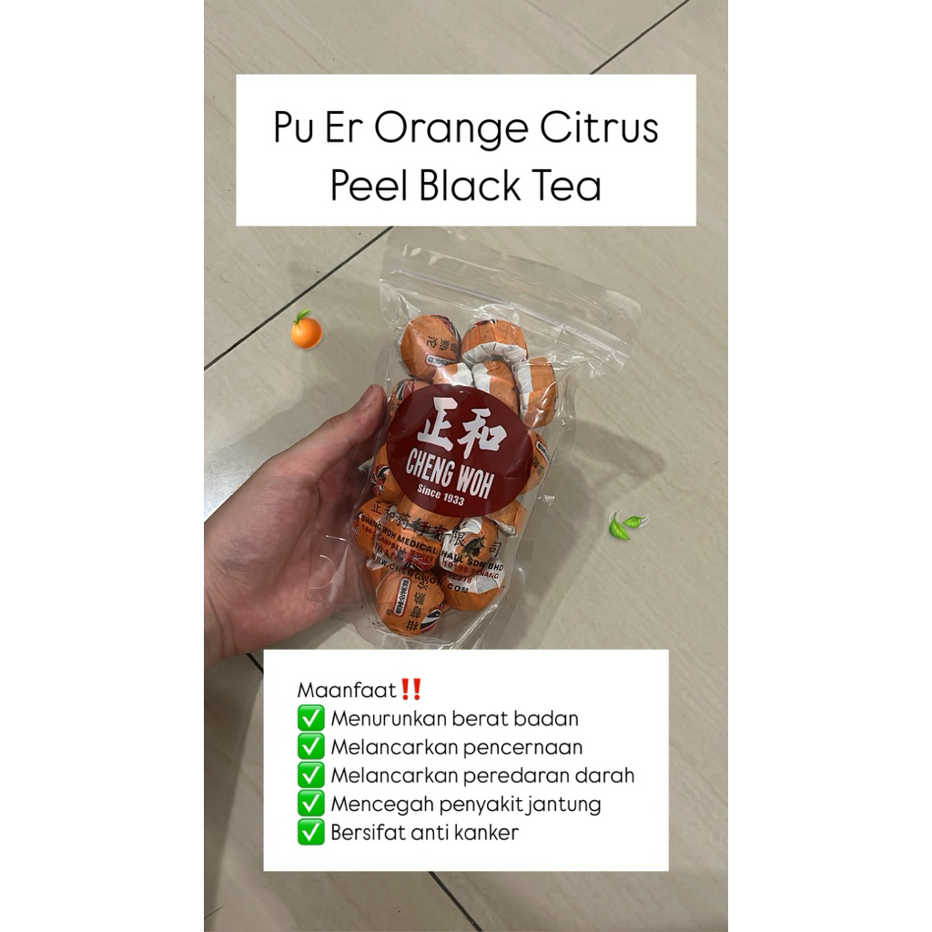 

Pu Er Orange Citrus Peel Black Tea