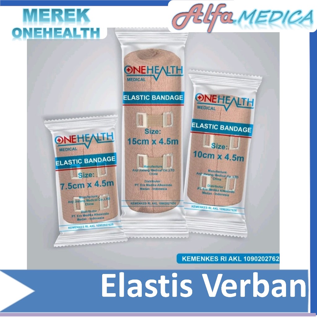 Perban Elastis Kaki Tangan Lutut / Elastic Bandage Perban Patah Tulang / Verban Elastis Original Sat