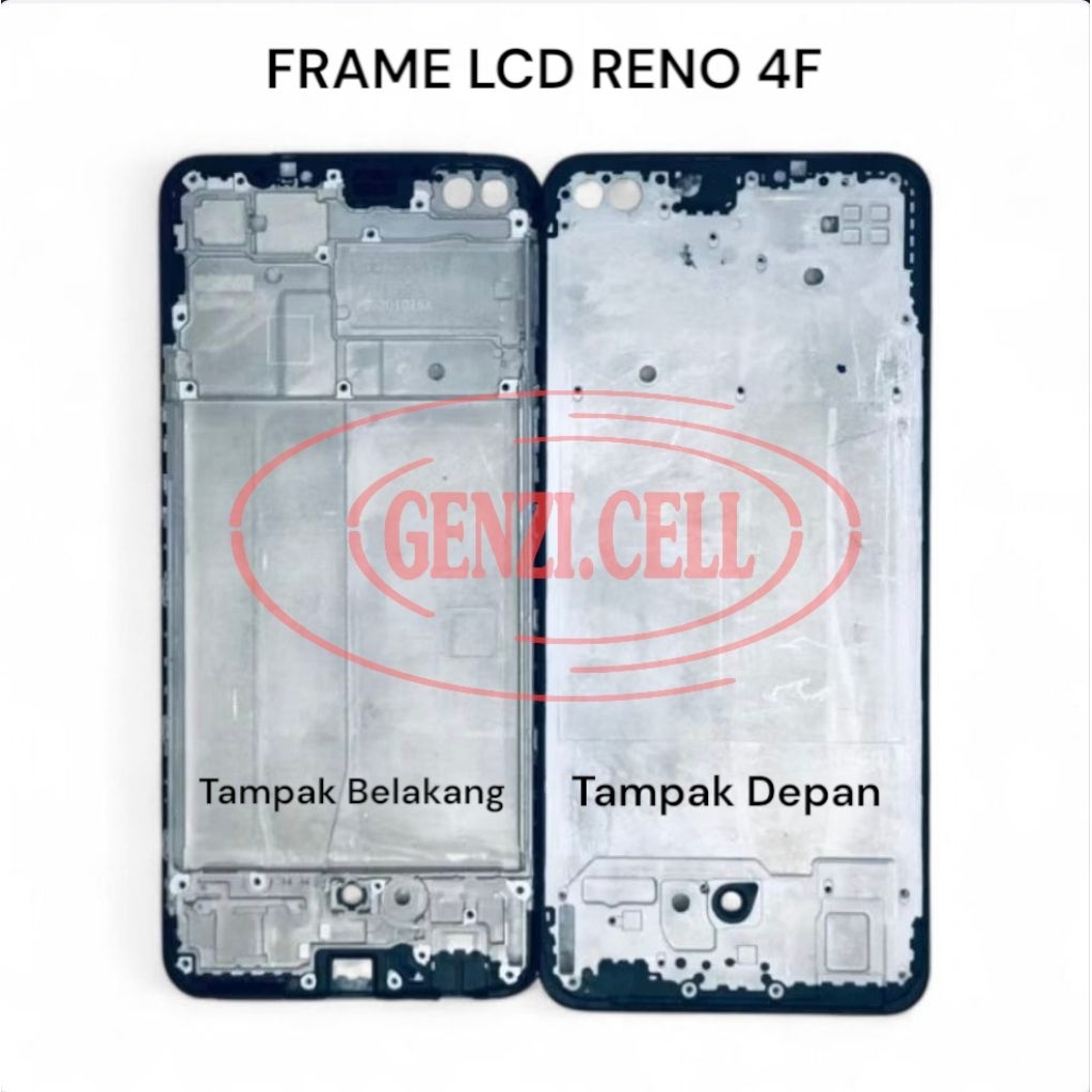 Frame Oppo Reno4 F Reno 4F Tulang Tengah Tatakan LCD RENO 4F
