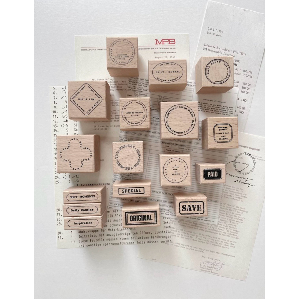 

Two Raccoons Record Rubber Stamp