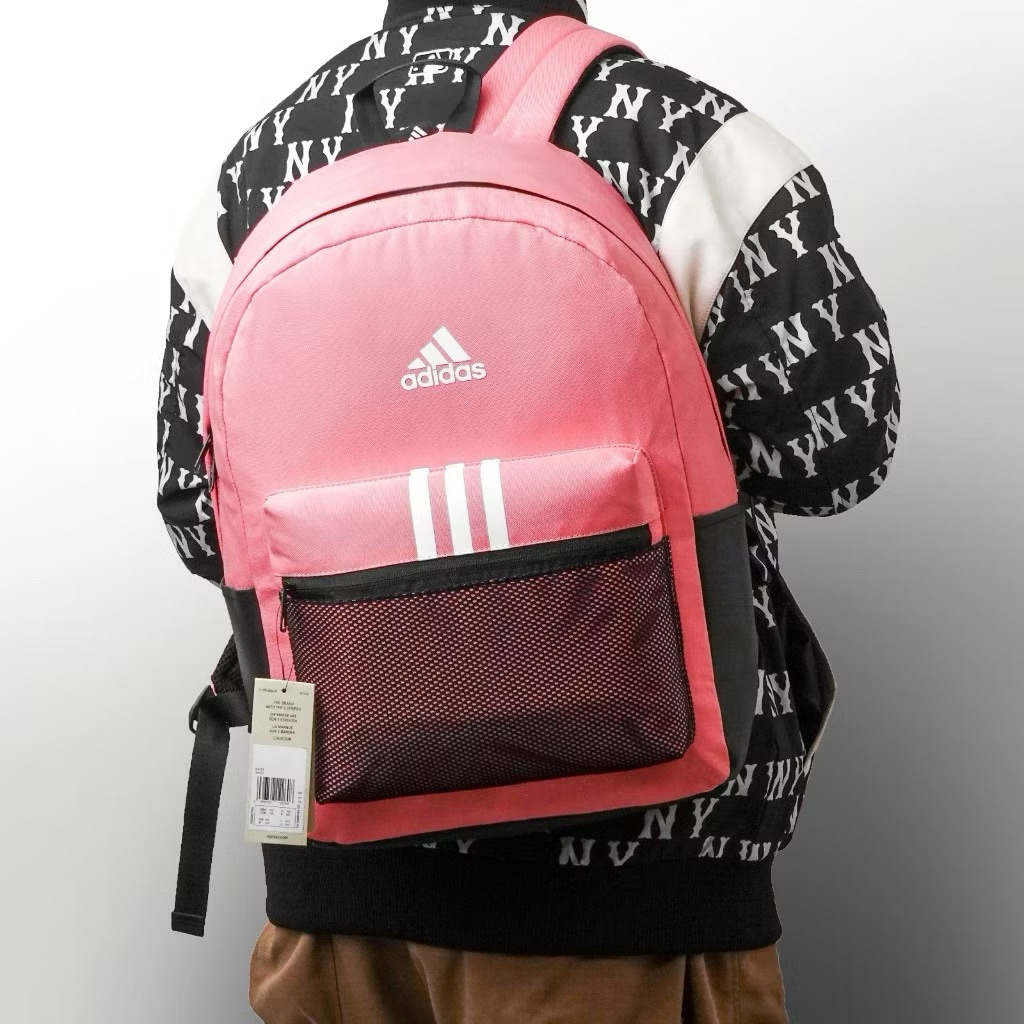 BACKPACK ADIDAS 3 STRIPES CLASSIC PINK // TAS RANSEL WANITA