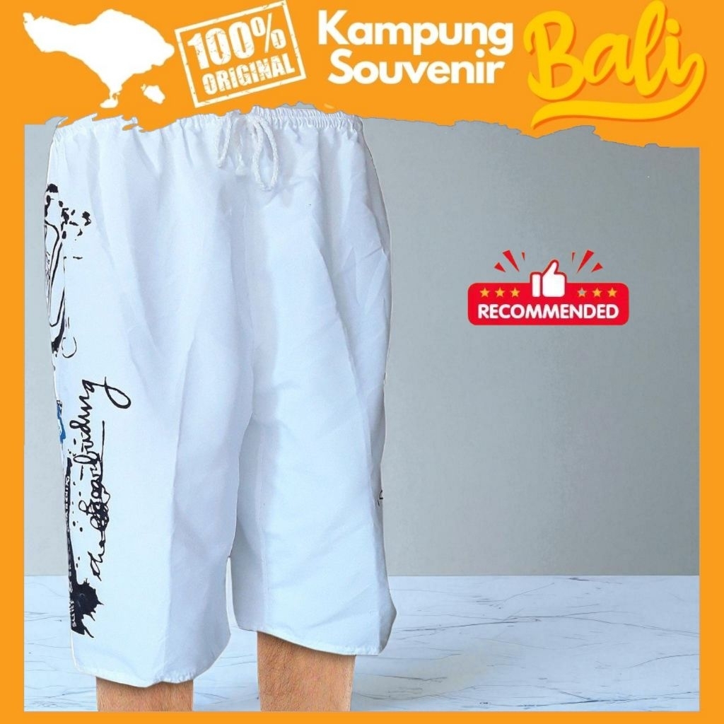 Celana Pantai Pria Selutut Kolor Pendek [5 Pcs Campur] Oleh Oleh Bali Ks