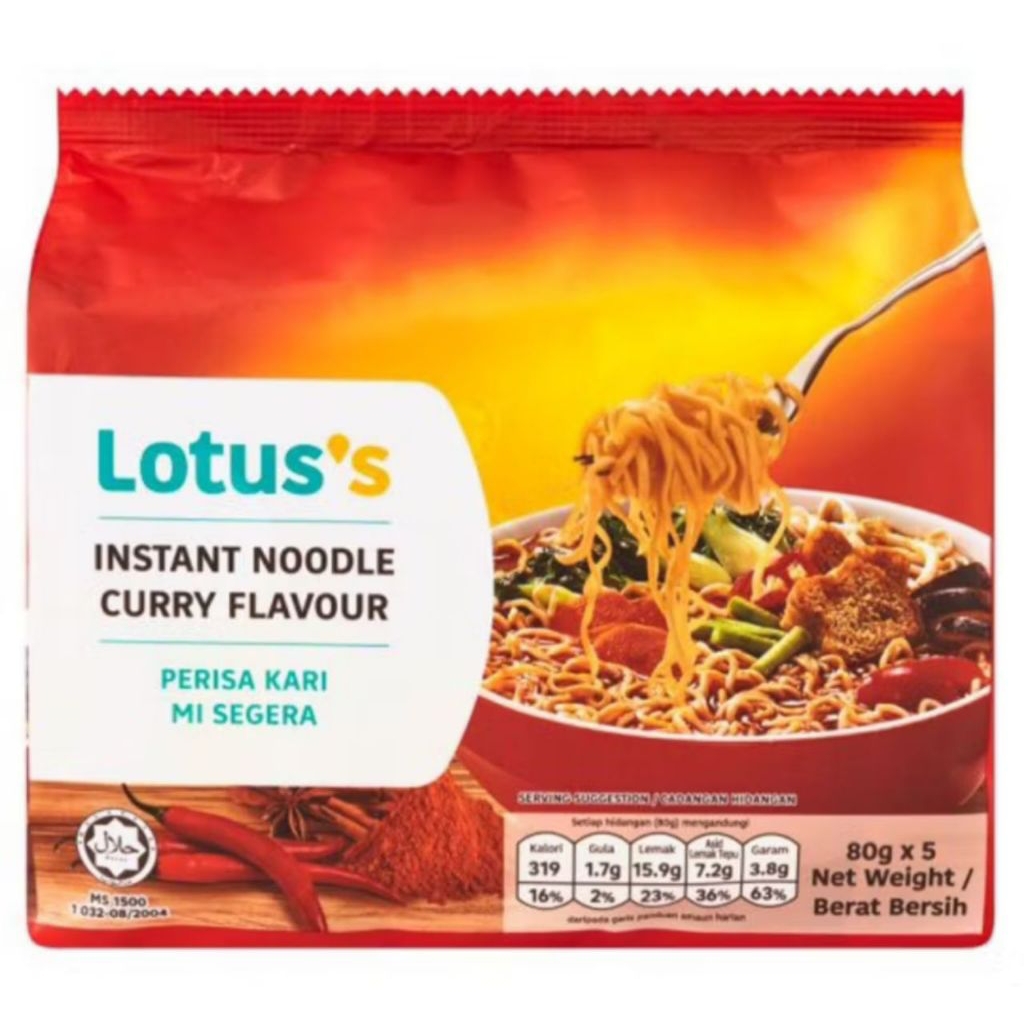 

LOTUS INSTAN NOODLES CURRY FLAVOR