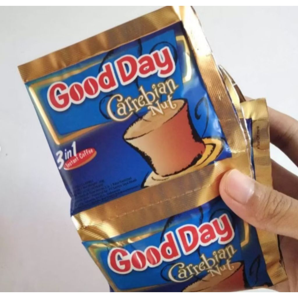 

GOOD DAY CAREBIAN NUT 20GR / GOOD DAY SACHET / KOPI INSTANT