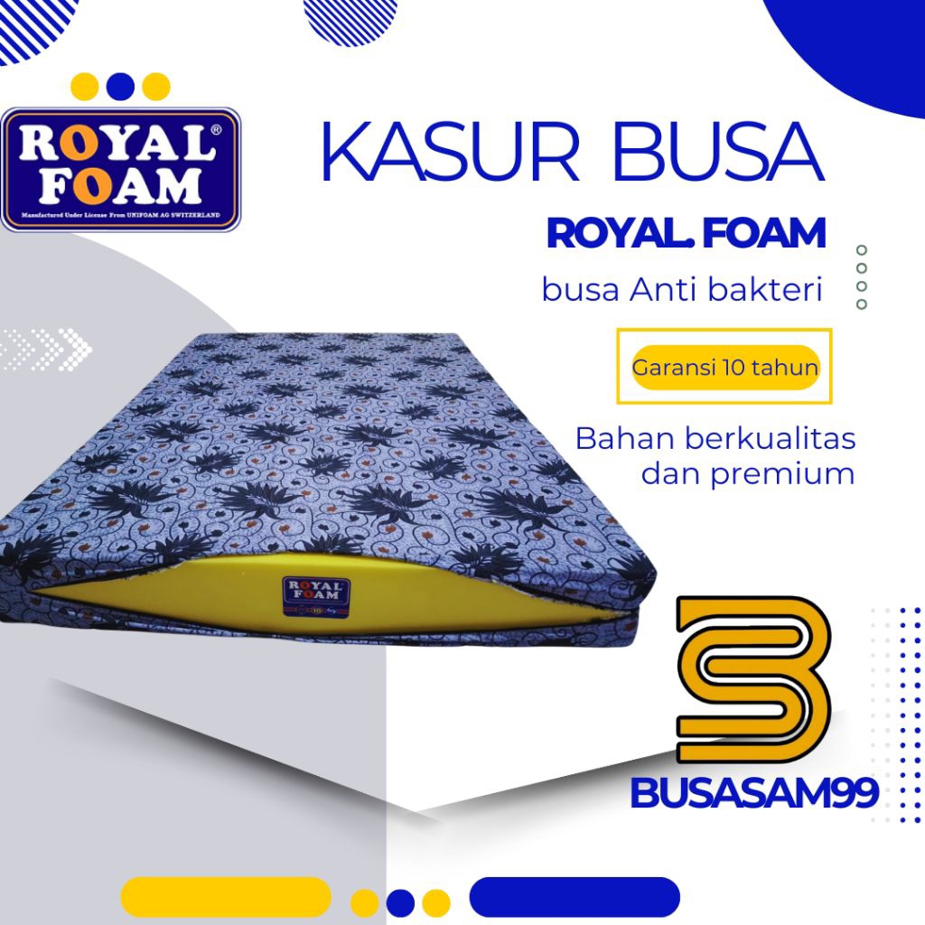 ROYAL FOAM KASUR BUSA KASUR BUSA DELLUXE ( COD ) BERGARANSI RESMI BERKUALITAS TEKNOLOGI DENSITY TERB