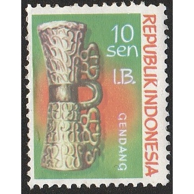 

A 12166 SATU BUAH PRANGKO NOMINAL 10 SEN TEMA GENDANG CETAK TINDIH I.B. IRIAN BARAT DENGAN KONDISI BELUM ADA CAP