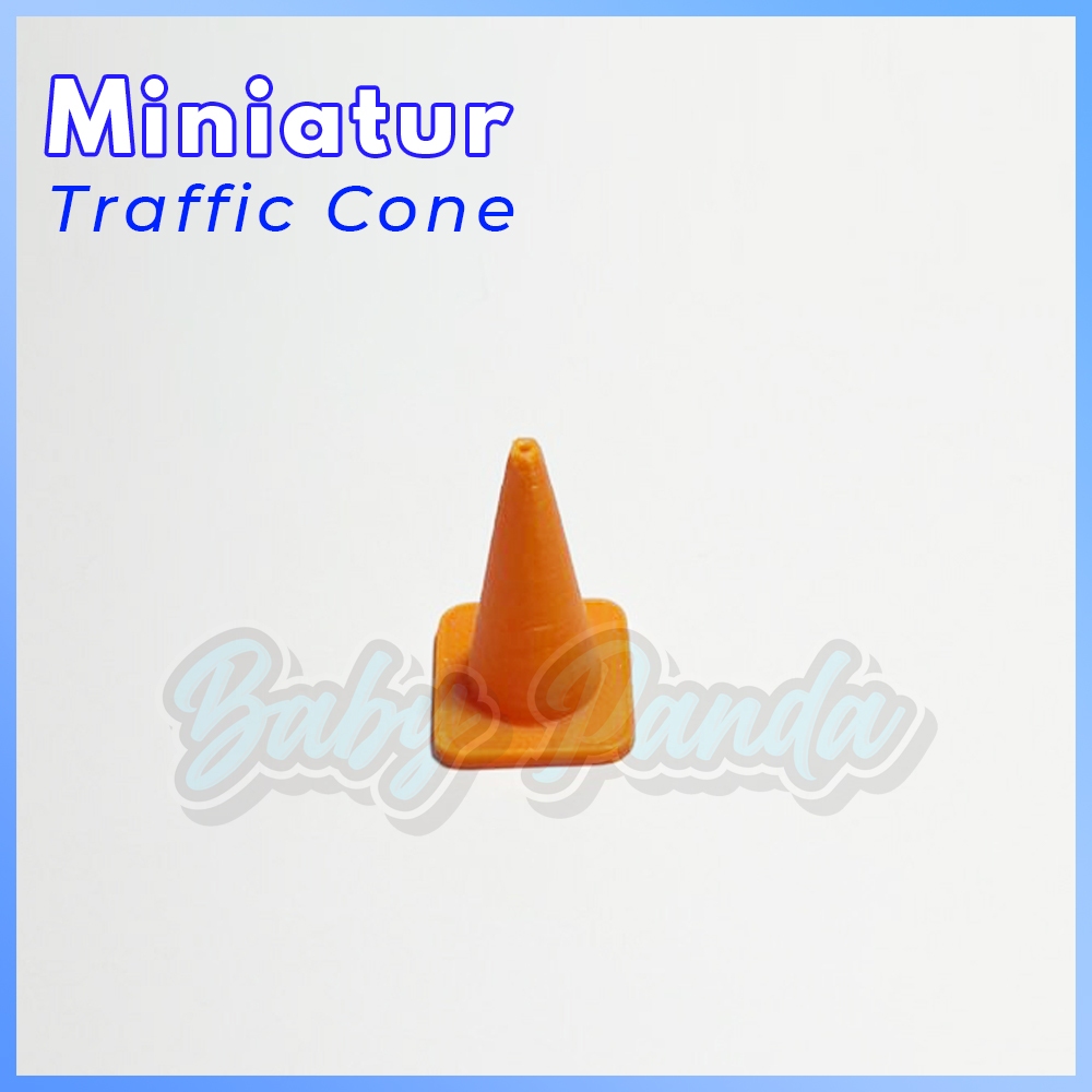 Miniatur Traffic Cone Kerucut Pembatas Jalan