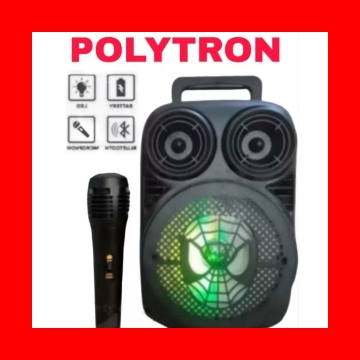 NOIR Speaker Kimiso 3396 Motif Spiderman Free Mic Karaoke / Speaker Kimiso Bluetooth 8 Inch