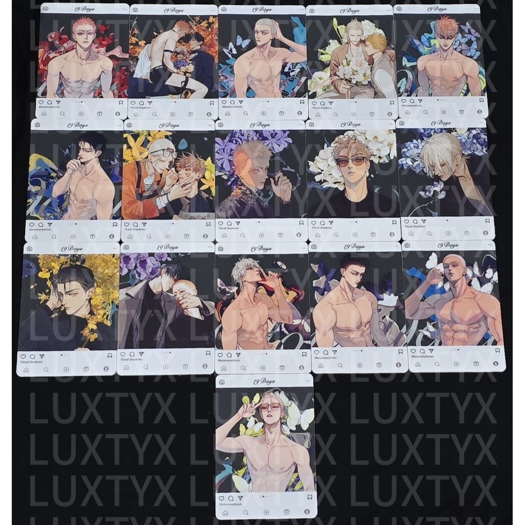 [MOSSPACA - 19 DAYS OFFICIAL MERCH] 19DAYS ACRYLIC TRANSPARENT BIG CARD [BACA DESKRIPSI‼️]