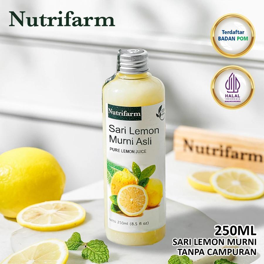 

Nutrifarm Sari Lemon Pure Fresh California 500ml Asli Original Untuk Diet