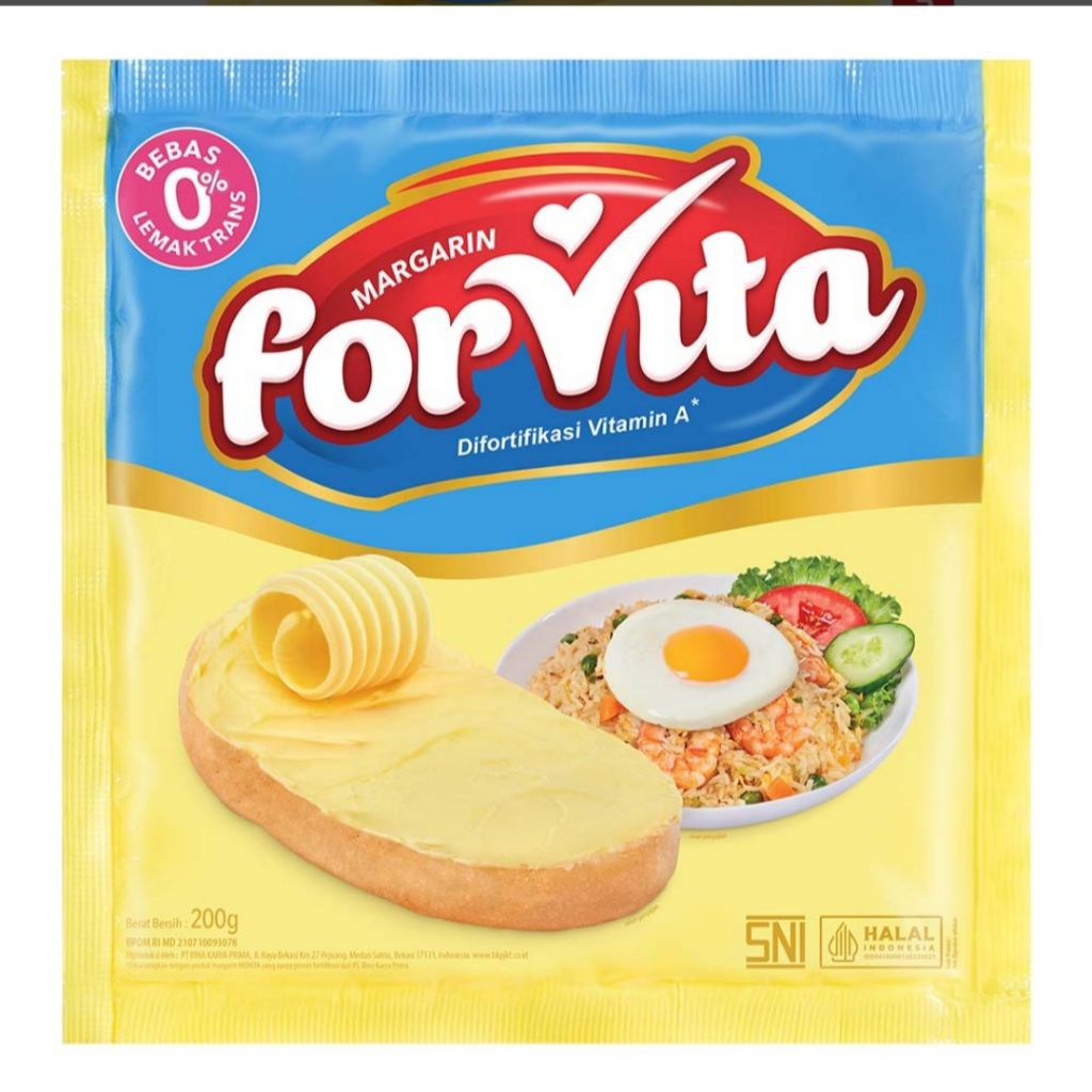 

Forvita Margarin Serbaguna 200 gr