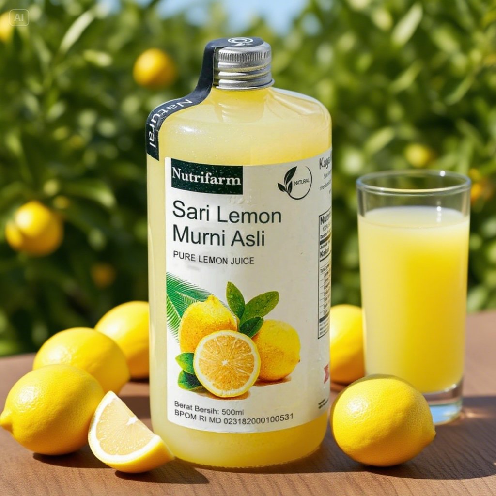 

Sari Lemon Nutrifarm 500ml 100% Lemon Murni Original detoksifikasi