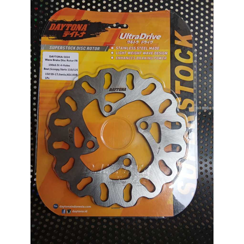 PIRINGAN CAKRAM DEPAN BEAT / BEAT FI / BEAT ESP / SCOOPY / GENIO ORIGINAL DAYTONA ( 5024 )