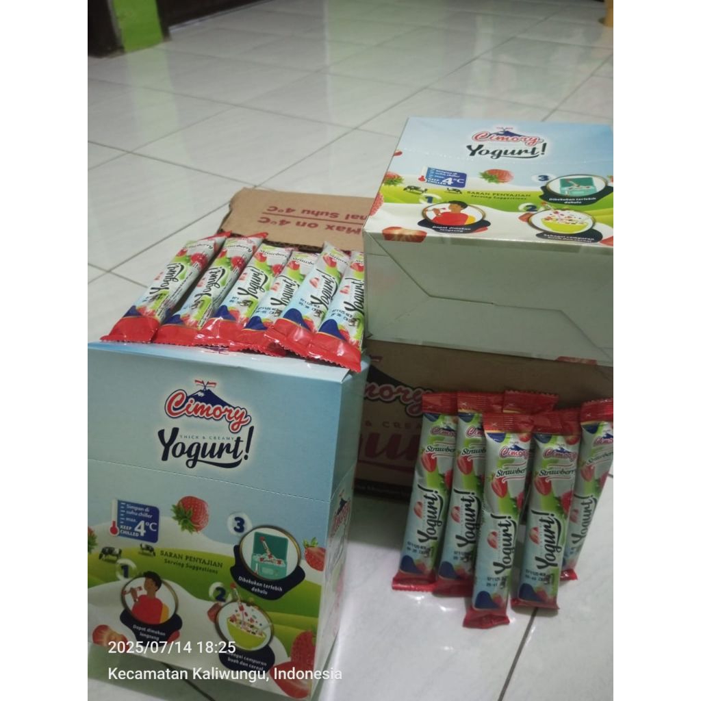 

cimory yogurt stick 1box isi 25pcs free 6pcs