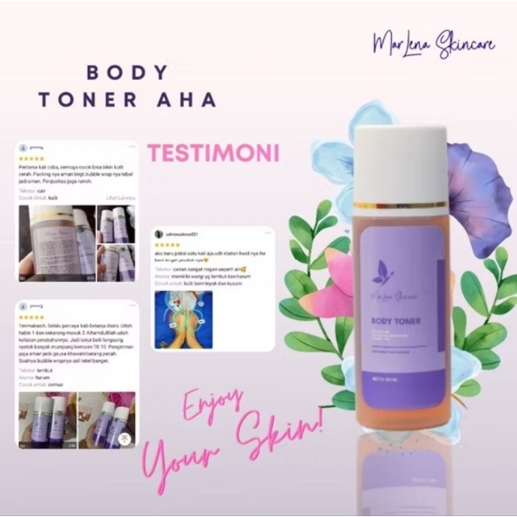 TONER BADAN MARLENA INJEKSI WHITENING STRONG BODY TONER